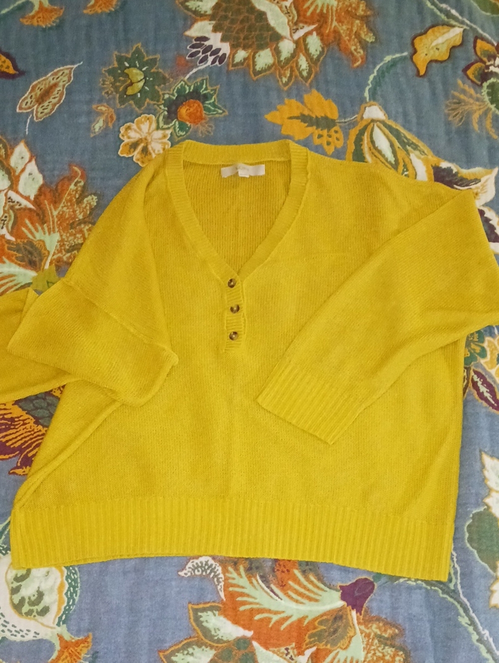LOFT Reverse Knit Sweater